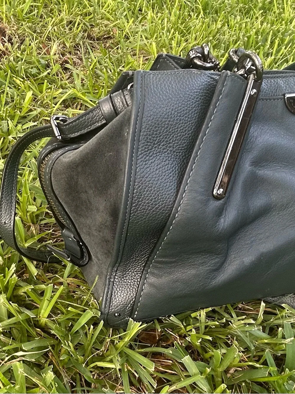 Coach Dreamer 36 Mixed Leather Satchel